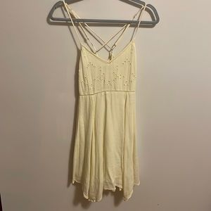 Abercrombie & Fitch Pale Yellow Dress | size small